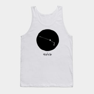 Aries Zodiac Constellation Astrological Sign Celestial Art Design Tank Top